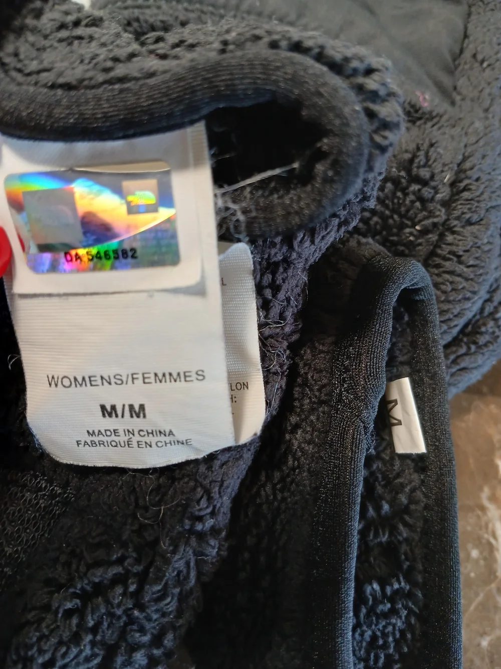 The North Face warm sherpa